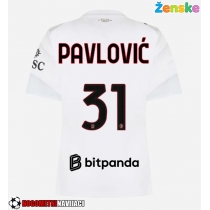 Ženske Nogometnih dresov AC Milan Strahinja Pavlovic #31 Gostujoči 2026-27 Kratki rokavi